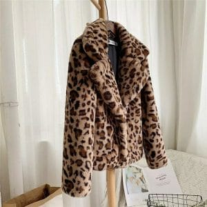 Leopard Fluffy Jacket