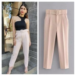 Brrie High Waist Belted pants