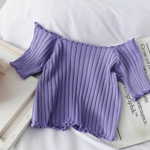 Pixie ribbed top