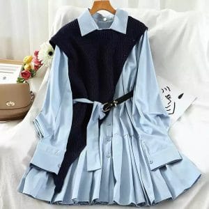 Kennedy Cape And Belted Dress Set
