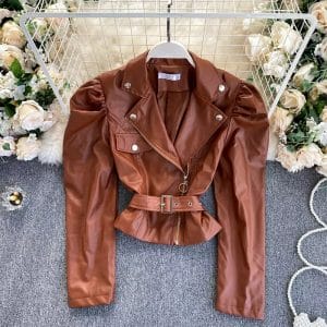 Diego Faux Leather Jacket