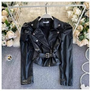 Diego Faux Leather Jacket
