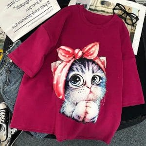 Meow graphic tshirt