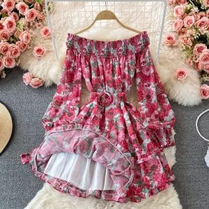 Elaine floral dress