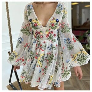 Hannah embroidery dress