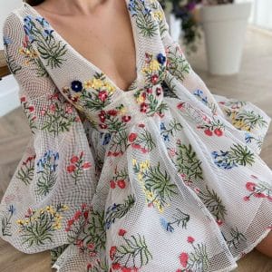 Hannah embroidery dress