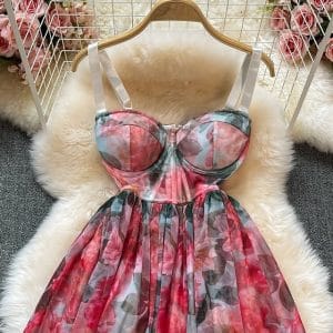 Rose Padded Dress
